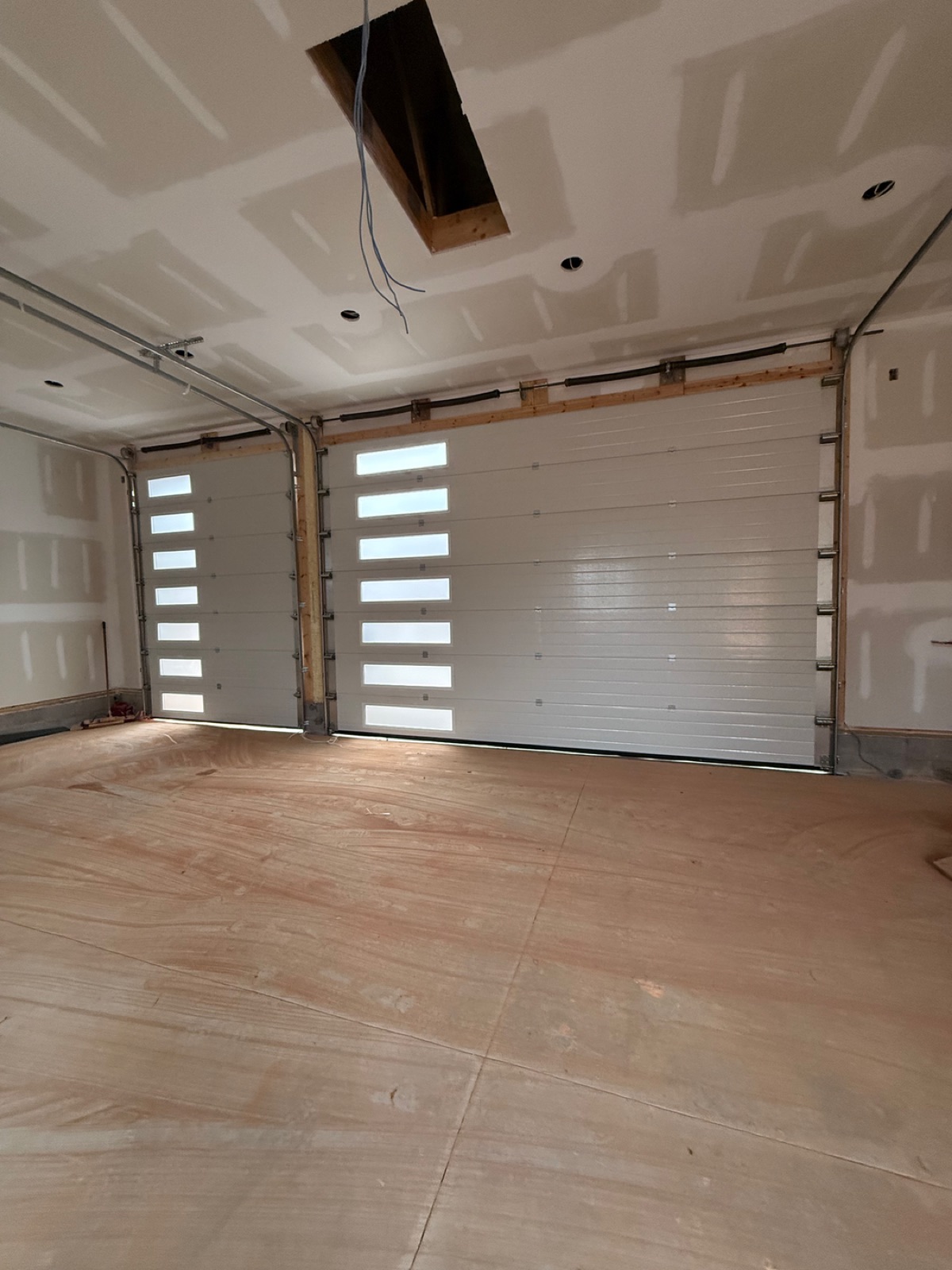 Garage door spring replacement