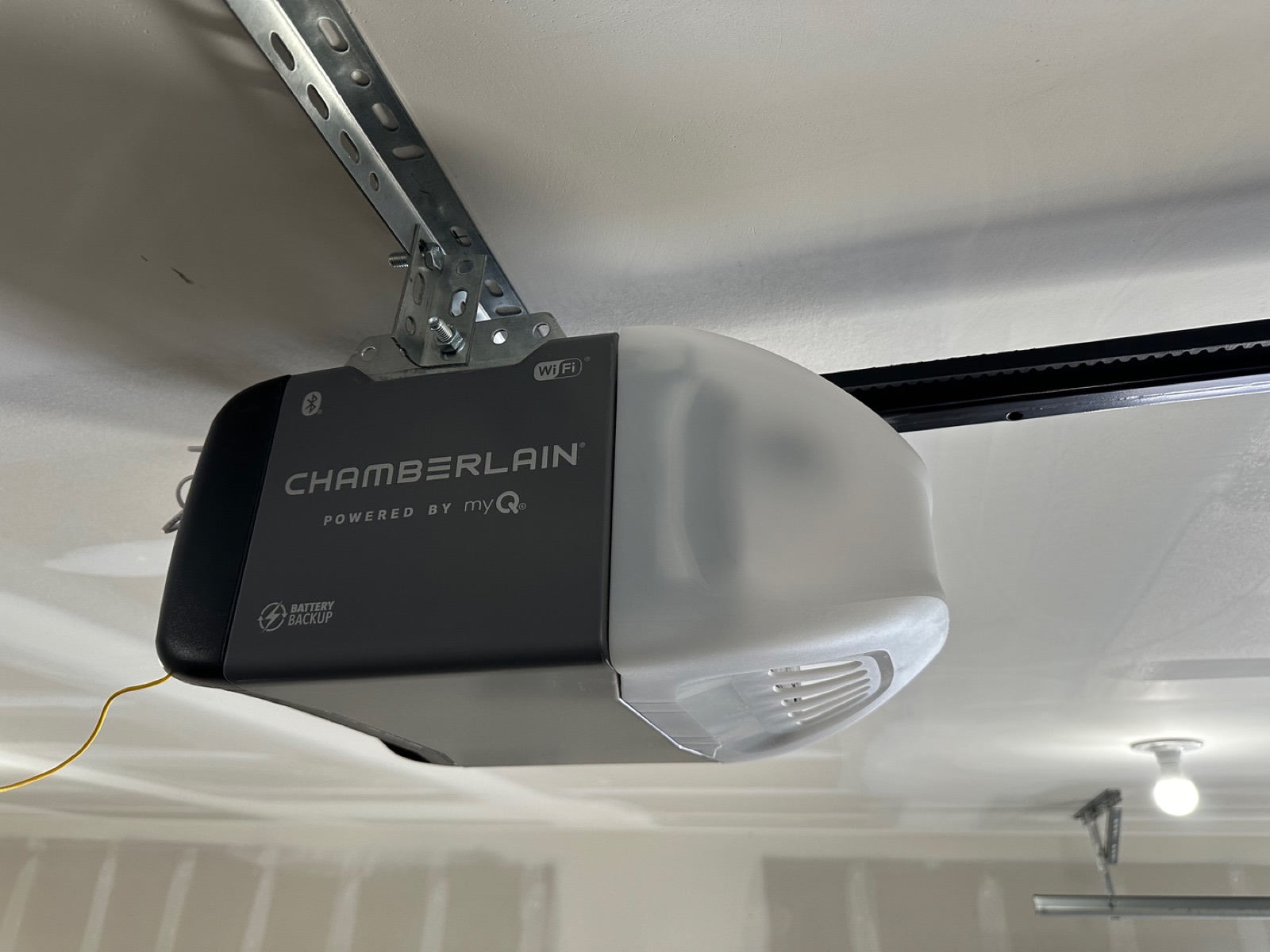 Garage door opener installation